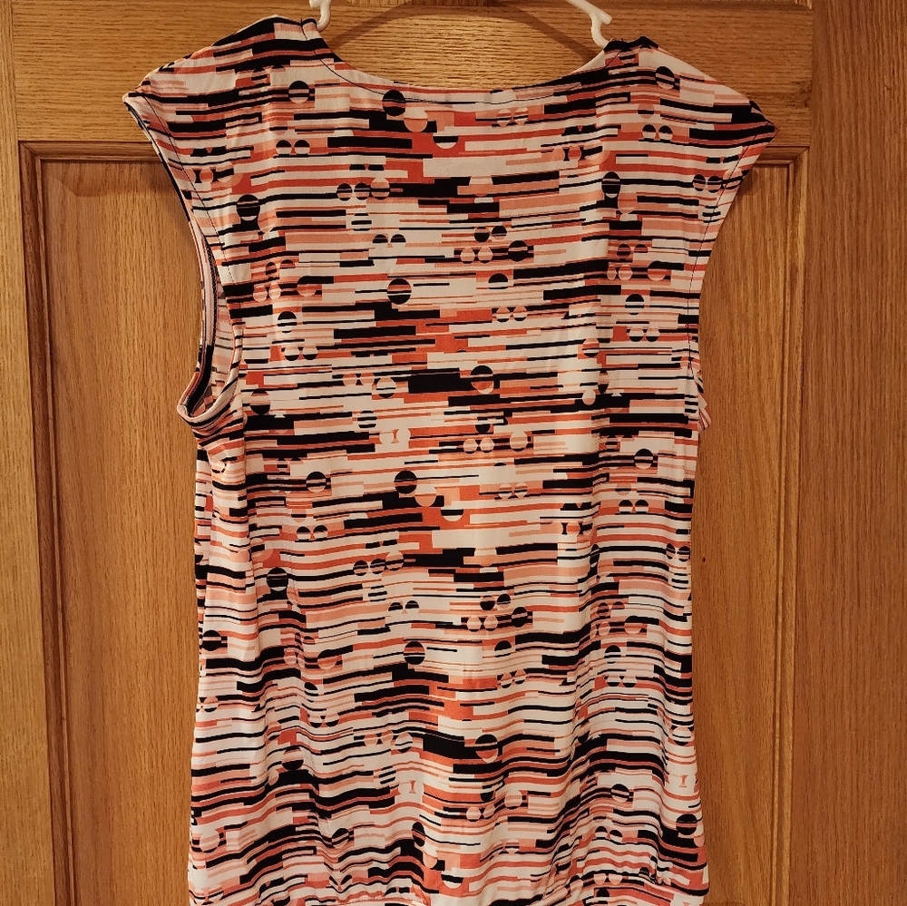 Christopher & Banks capsleeve top. Size small. Multicolored.